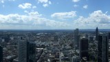 Die Aussicht vom Main-Tower in Frankfurt. 360°. [Panorama]